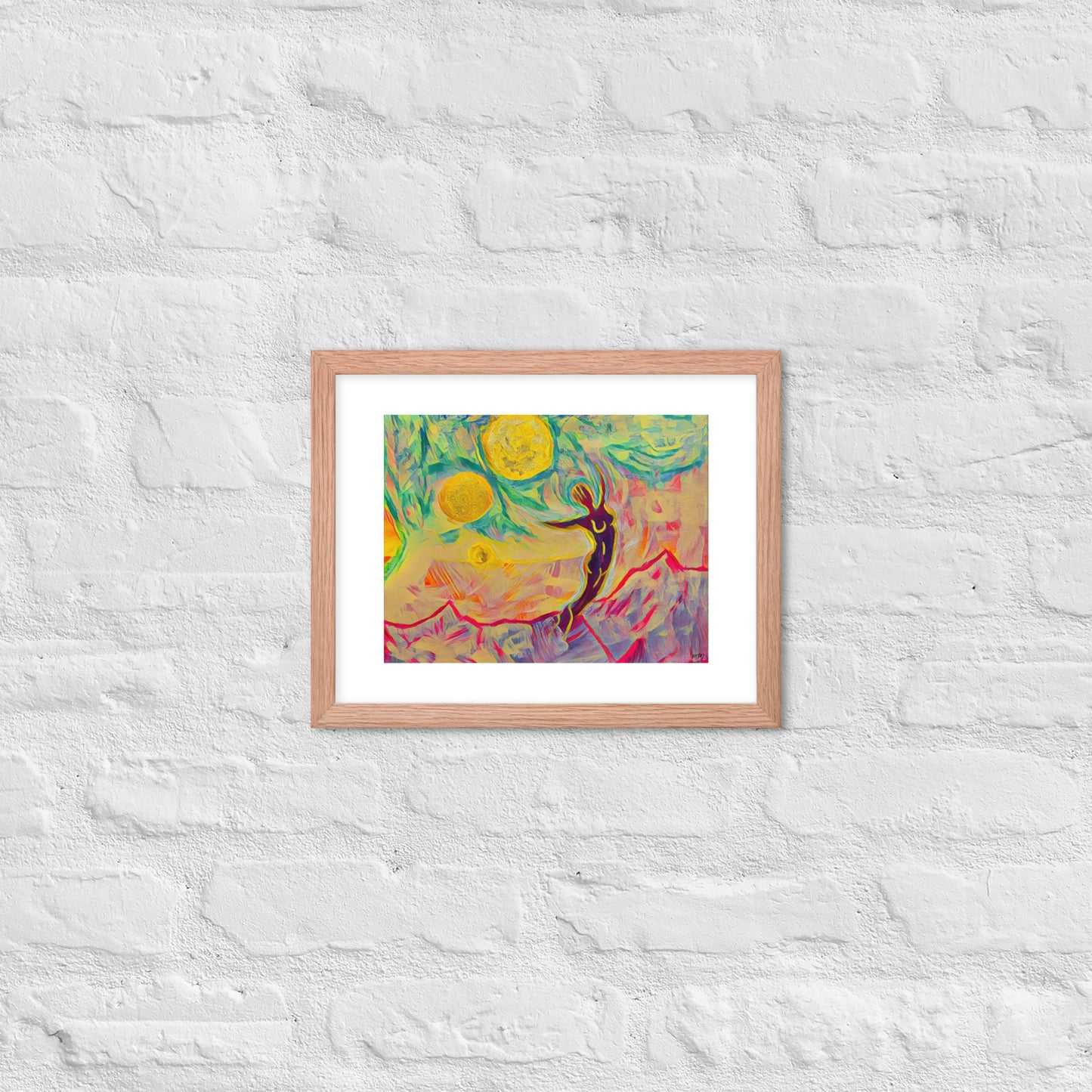 'Carry The Sun II' Framed Print