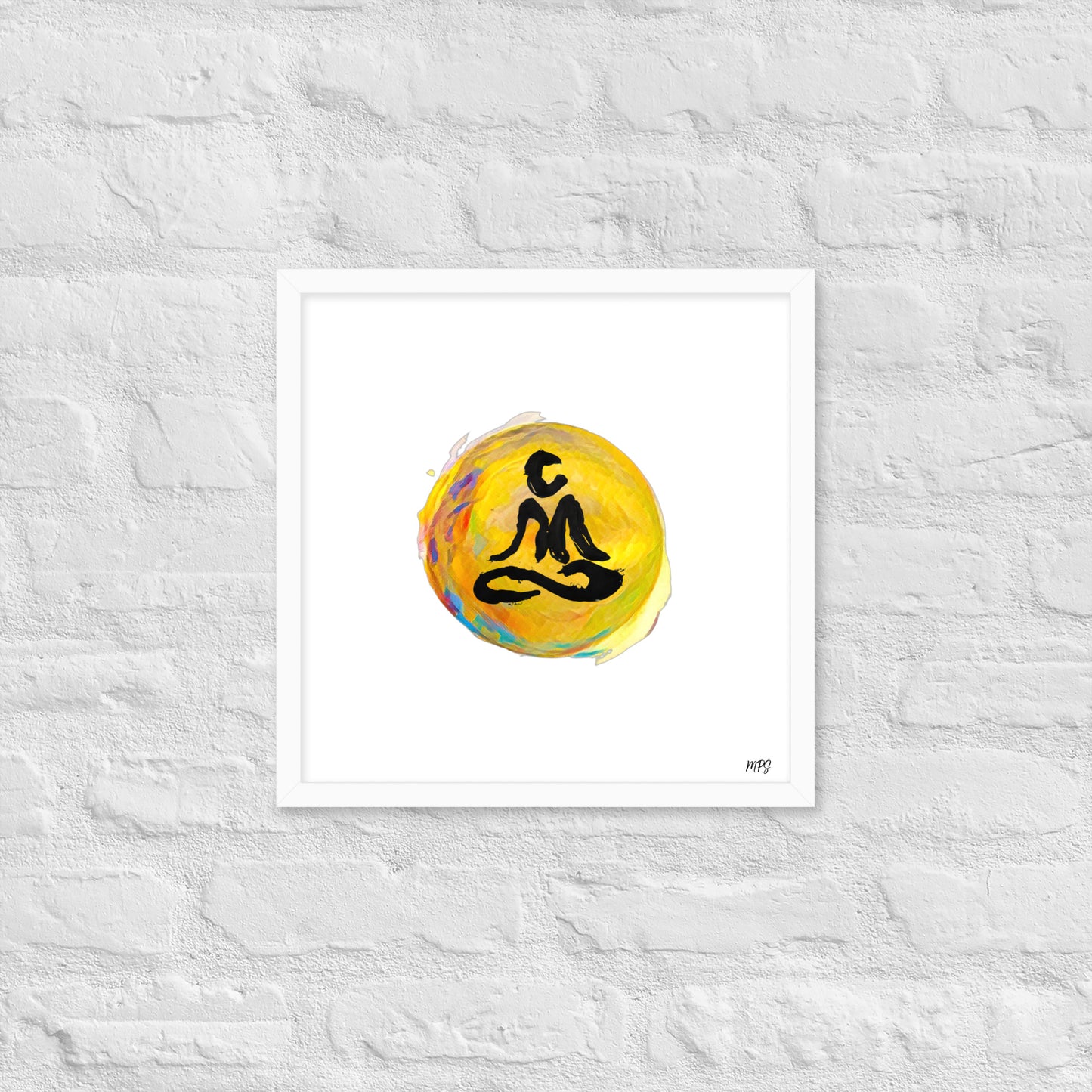 'Namaste Sun' Framed Print