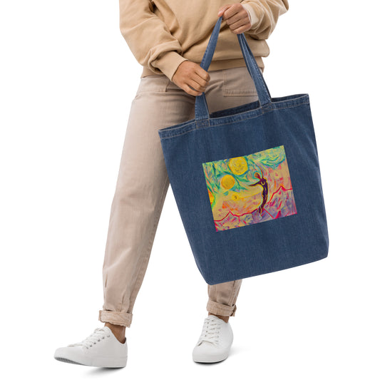 ‘Carry The Sun’ Organic Denim Tote Bag